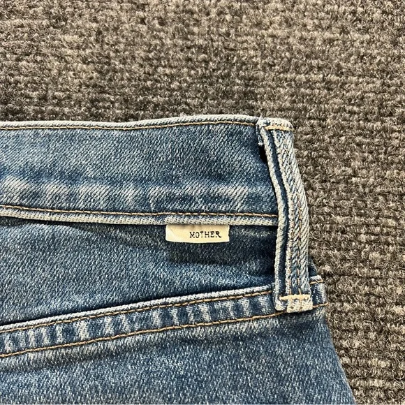 Mother The Tomcat Ankle Fray Blue Jeans Arigato Mr. Roboto Size 27 Fray Ends - Picture 12 of 12